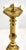 Solid Cast Brass Candlesticks, Set of 2 For Sale - Image 6 of 8