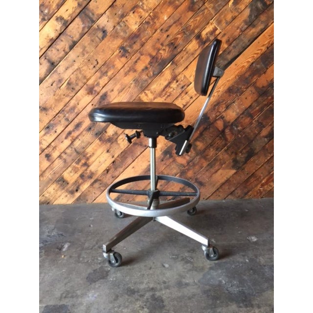 MidCentury Knoll Rolling Architect's Drafting Stool Chairish