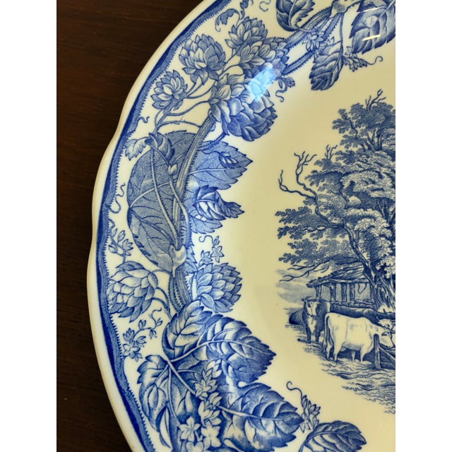 1990s Spode Rural Scenes Decorative Plates - A Pair For Sale - Image 10 of 13