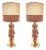 Murano Glass Lamps with Violet Discs, 1970s, Set of 2 For Sale