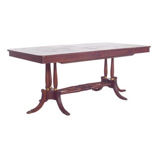 European Rectangular Extendable Dining Table, 1900s For Sale