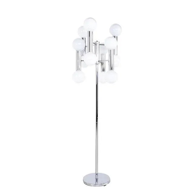 Robert Sonneman Vintage Mid 20th Century Robert Sonneman Chromium Lamp For Sale - Image 4 of 4