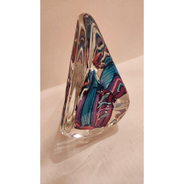 Mid 20th Century Abstract Art Glass Sculpture For Sale In Dallas - Image 6 of 8