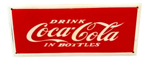 Vintage Coca Cola Sign, 1950s
