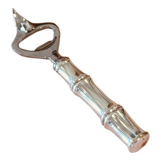 Tiffany & Co Sterling Bamboo Bottle Opener For Sale