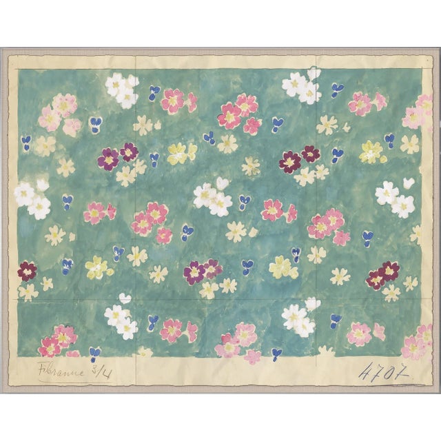 Flower Field Art Print in Acrylic Box Frame by Paule Marrot For Sale