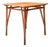 Vintage Wood and Rattan Game Table For Sale
