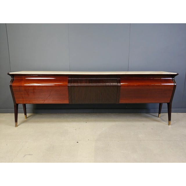 Osvaldo Borsani Credenza by Osvaldo Borsani for Atelier Borsani Varedo, 1950s For Sale - Image 4 of 8