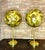 These are striking examples of Mid-Century Modern "crushed" or "chunk" lucite globe lamps, which fit right into the...