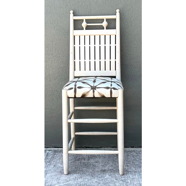 Vintage Slat Counter Stool For Sale - Image 12 of 12