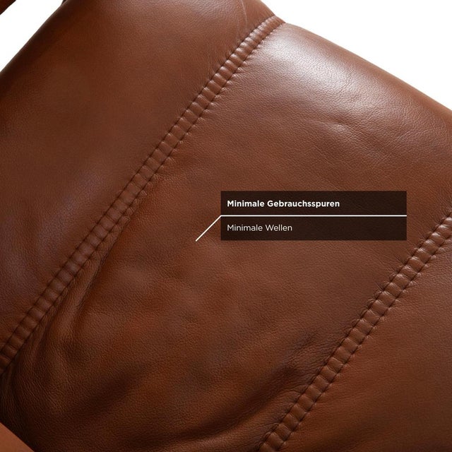 Set of Consul Recliner Lounge Chair and Ottoman in Leather from Stressless For Sale - Image 10 of 18