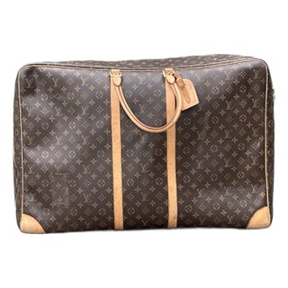 Vintage Louis Vuitton Sirius 70 Soft Sided Suitcase For Sale