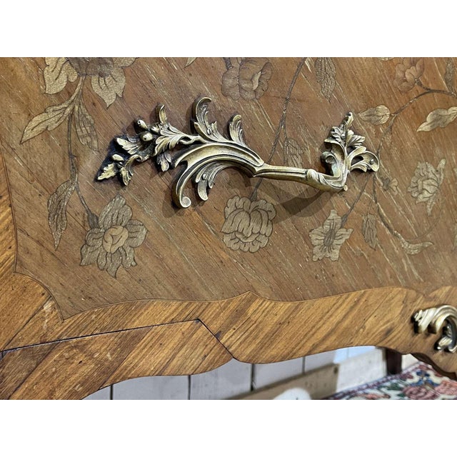 Louis XV Style Chest of Drawers in Rosewood and Oak, 1950s For Sale - Image 14 of 18