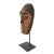African Vintage Mid 20th Century Lega Mask on Stand For Sale - Image 3 of 7