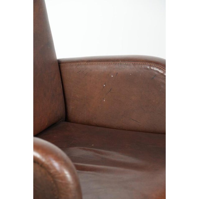 Dining Armchairs in Cow Leather, Set of 6 For Sale - Image 13 of 15