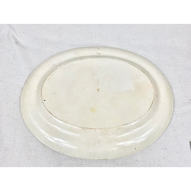 Antique Imari-Style Ironstone Serving Platter For Sale - Image 10 of 13