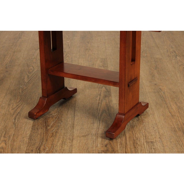 Stickley Mission Collection Cherry Drop Leaf Table For Sale - Image 9 of 12