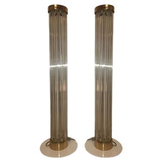 Floor Lamps from Kamenický Šenov, 1960s, Set of 2 For Sale