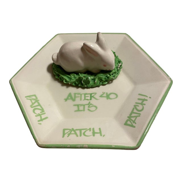 Vintage Mane Bunny Dish For Sale