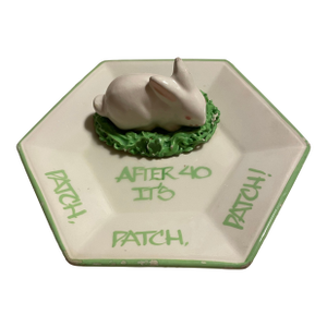 Vintage Mane Bunny Dish