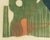 Green “Falling Forms” Abstract Relief Print by Walter Sorge For Sale - Image 8 of 8