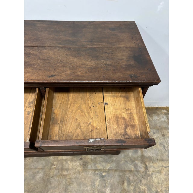 18th Century Antique English Oak Chest of Drawers For Sale - Image 5 of 12