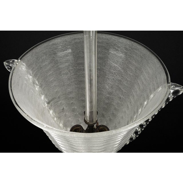 Art Deco Pendant in Pulegoso Murano Glass by Ercole Barovier, 1940s For Sale - Image 10 of 18