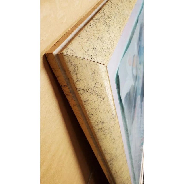 Yamin Young, Serigraph Signed "Quartet (Variation of the Gouache)" Framed and Numbered 29/175 For Sale - Image 9 of 13