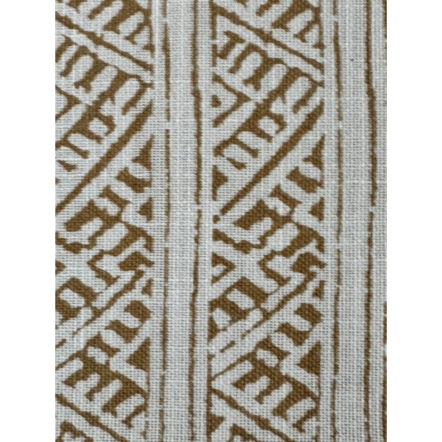 2020s Ostuni Outdoor Stripe Fabric Ochre by Andrew Martin 1 1/2 Yards For Sale - Image 5 of 7