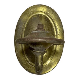 Antique Victorian Sconce Plate Base Part Single Arm For Sale