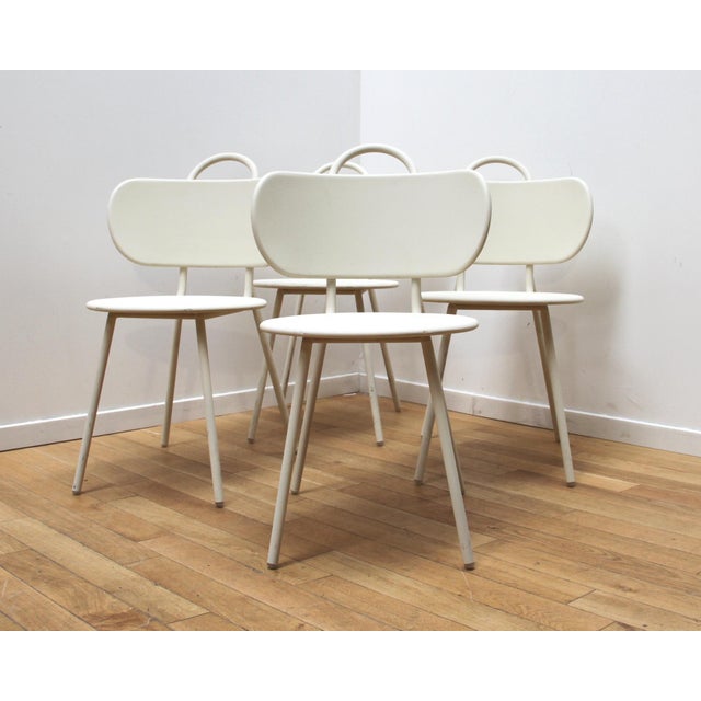 Vintage Bib Chairs by Margaux Keller, Set of 4 For Sale - Image 4 of 11