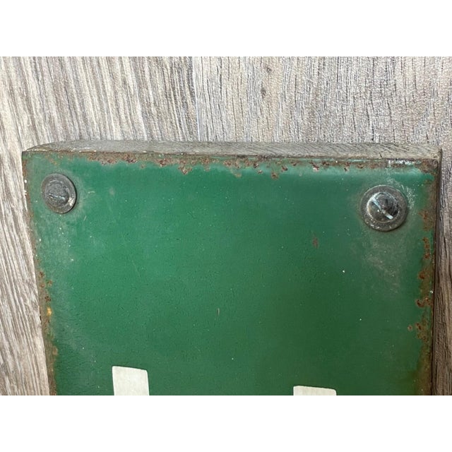 British 1940s Southern Railway Enamel Target Sign – Ramsgate Station, Kent For Sale - Image 18 of 18