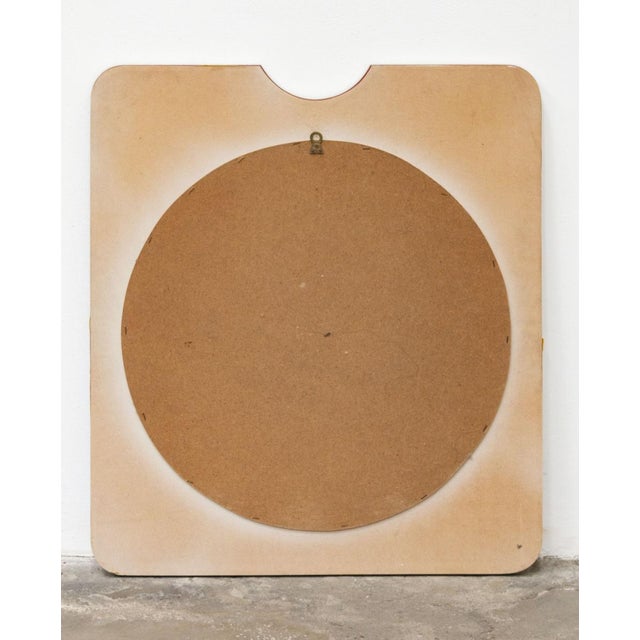Glass Copper Glass Wall Mirror by Giannobi, Italy, 1980s For Sale - Image 7 of 11