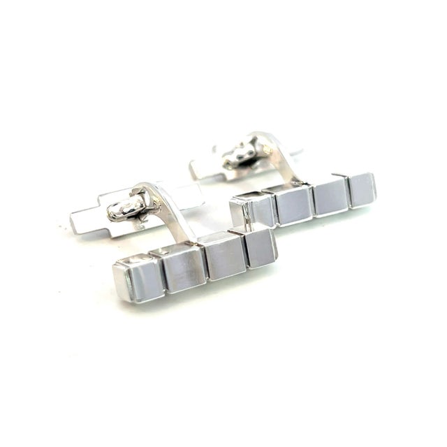 Metal 1990s George Jensen Estate Mens Cufflinks Silver, 2 Pieces For Sale - Image 7 of 12