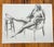 Barbara Beck Figurative Nude Charcoal Sketch 1970s For Sale - Image 4 of 4
