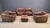 Set of gorgeous chocolate brown neck leather DS47 sofas from De Sede. De Sede, renowned for using the best quality leather...