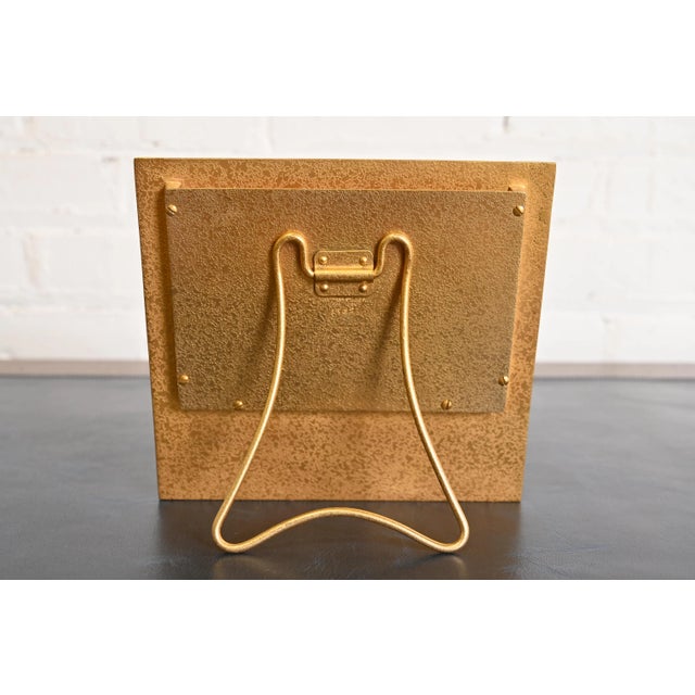 Bronze Tiffany Studios New York Adam Bronze Doré Desk Calendar Frame or Picture Frame For Sale - Image 8 of 12