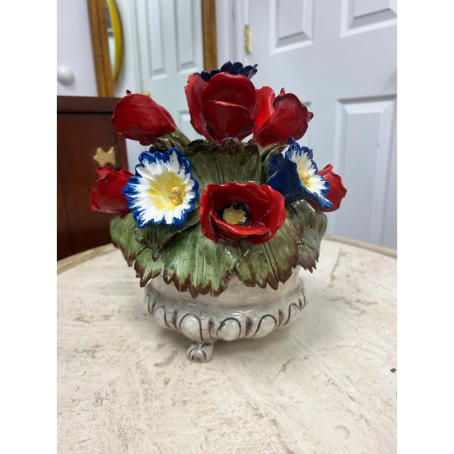 Capodimonte 1950s Capodimonte Capitulate Centerpiece For Sale - Image 4 of 12