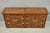 Chinoiserie Vintage Henredon Chinoiserie Brass Butterfly Burl Wood Credenza Cabinet Buffet For Sale - Image 3 of 16