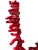 Vintage Natural Red Coral Branch Necklace W/Silver Chain For Sale - Image 9 of 12