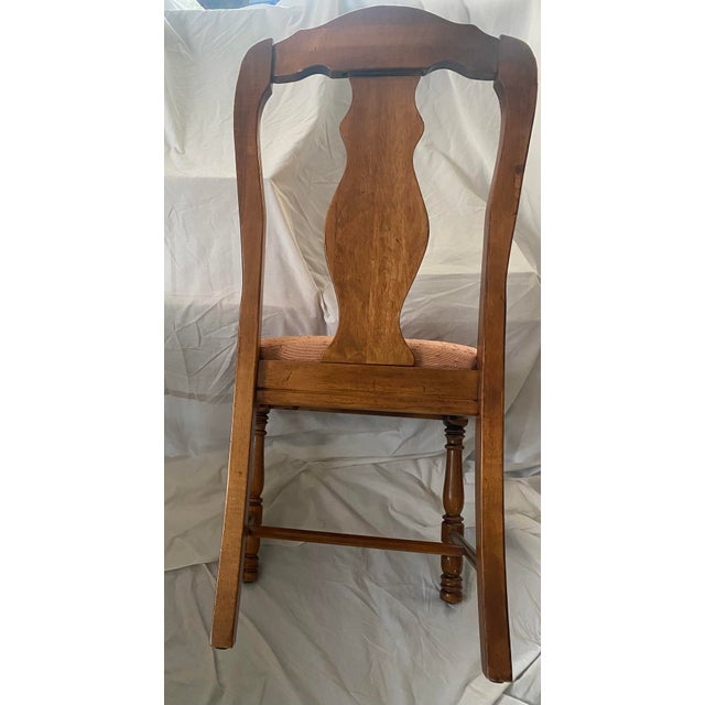 Traditional Vintage Lea Industries Side Chair For Sale - Image 3 of 6