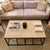 Iron and Painted Wood Top Coffee Table For Sale - Image 4 of 5