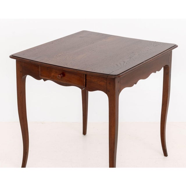 Late 19th Century French Provincial Style Oak Lamp Table For Sale - Image 5 of 10