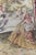 Traditional Antique Belgian Romantic Scene Tapestry Wall Hanging For Sale - Image 3 of 9