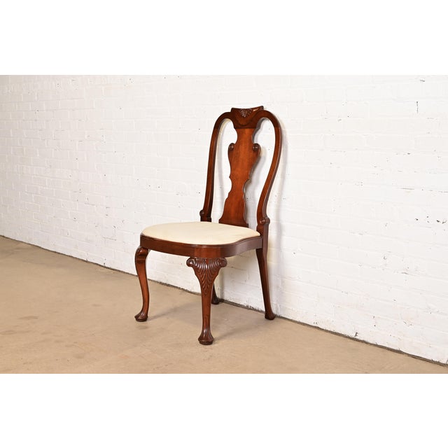 Baker Furniture Georgian Carved Mahogany Side Chair or Dining Chair For Sale - Image 13 of 13