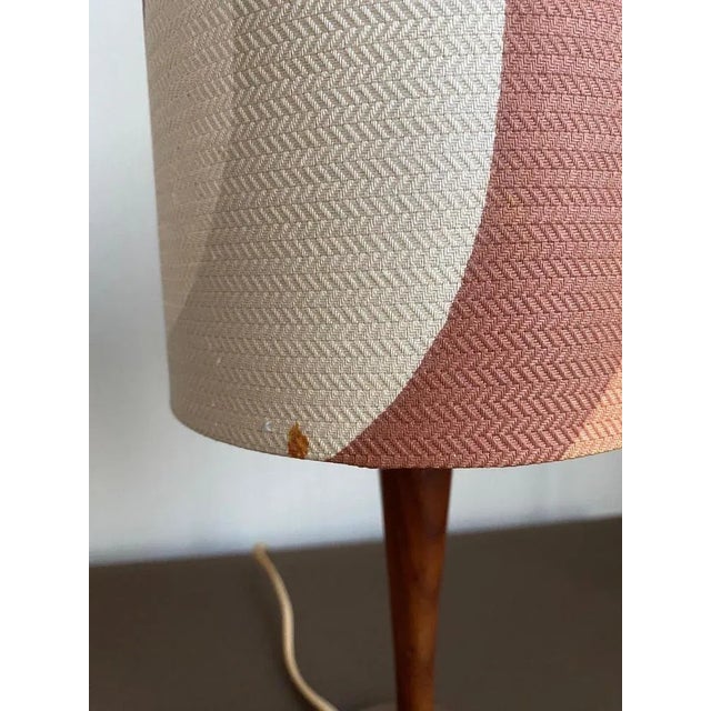 Small Teak Danish Table Lamp, 1960s For Sale - Image 10 of 13