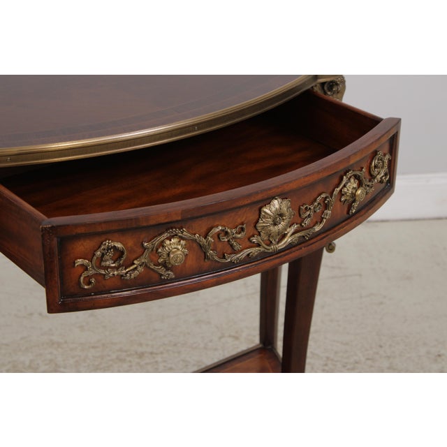 Theodore Alexander 2 Tier Rams Head Demilune Console For Sale In Philadelphia - Image 6 of 18