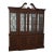 Hickory White Gorgeous Flame Mahogany Breakfront China Cabinet For Sale