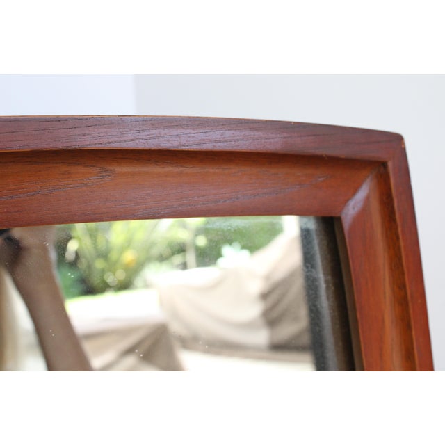 Mid-Century Modern Mid-Century Modern Broyhill Brasilia Style Wall Mirror For Sale - Image 3 of 5