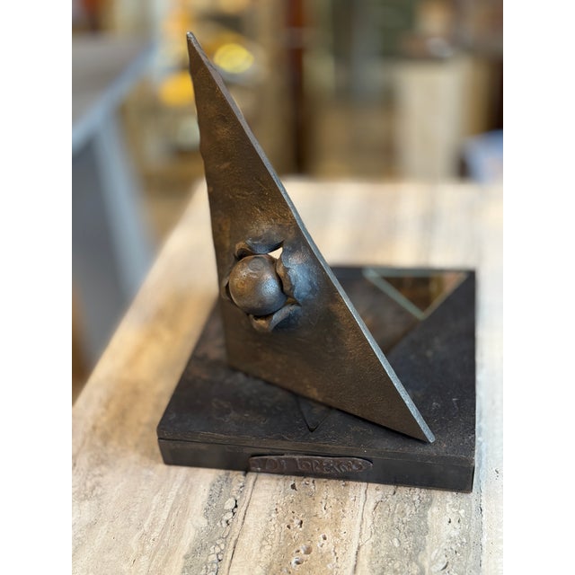 Abstract Metal Sculpture by Di Lorenzo For Sale In Los Angeles - Image 6 of 15